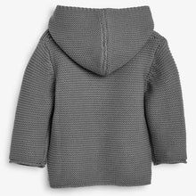 Load image into Gallery viewer, Charcoal Hooded Cardigan (0mths-18mths) - Allsport
