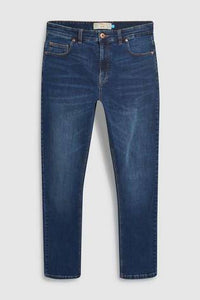 MID BLUE SLIM FIT JEANS WITH STRETCH - Allsport