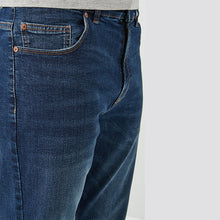 Load image into Gallery viewer, Mid Blue Slim Fit Stretch Jeans - Allsport
