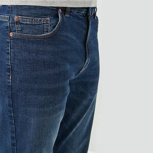 Mid Blue  Slim Fit Essential Stretch Jeans - Allsport