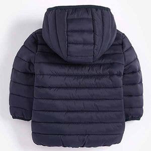 Navy Blue Hooded Baby Jacket (0mths-2yrs)