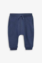 Load image into Gallery viewer, Blue 3 Pack Joggers  (up to 18 months) - Allsport
