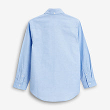 Load image into Gallery viewer, Blue Long Sleeve Oxford Shirt (3-12yrs) - Allsport
