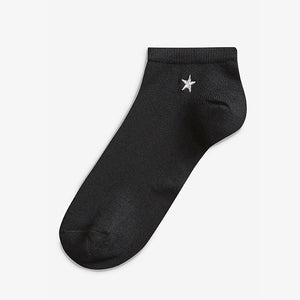 5 Pack Star Motif Trainer Socks