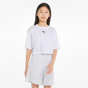 GRL CROPPED YOUTH TEE