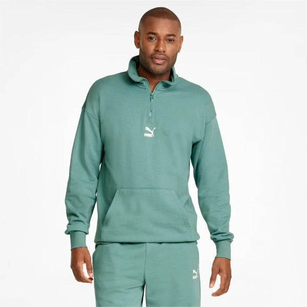 CLASSICS HALF-ZIP CREW NECK MEN'S TRAINING SWEATER