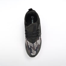 Load image into Gallery viewer, Black/Grey Mono Camo Light Trainers Shoes (Younger Boys)
