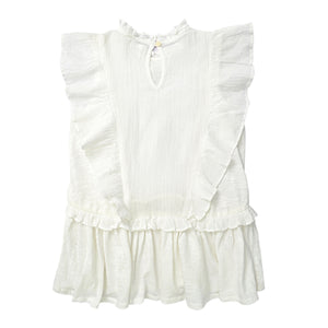 RUFFLE WHITE BLOUSES - Allsport