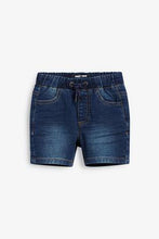 Load image into Gallery viewer, Jersey Denim Mid Blue Shorts - Allsport
