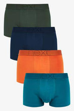 Load image into Gallery viewer, Teal / Orange Pop Hipsters Four Pack - Allsport
