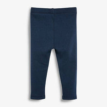 Load image into Gallery viewer, Navy Cosy Fleece Lined Leggings (3mths-6yrs) - Allsport
