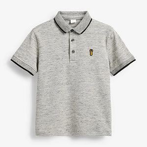 Grey Short Sleeve Polo Shirt (3-12yrs)