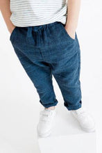 Load image into Gallery viewer, LINEN NAVY BLUE (3MTHS-5YRS) - Allsport
