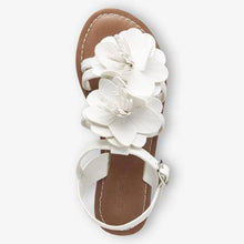 Load image into Gallery viewer, 3D FLOWER WHITE SANDALS - Allsport
