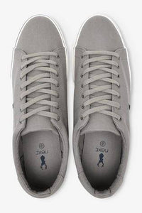 GREY CANVAS STAG TRAINERS - Allsport