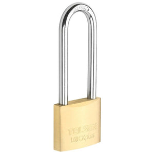 BRASS PADLOCK WITH LONG SHACKLE