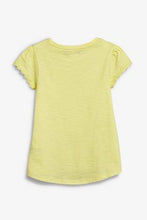 Load image into Gallery viewer, Daisy Trim T-Shirt Yellow - Allsport
