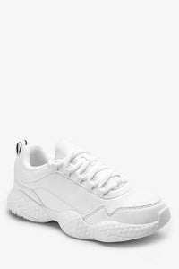 CHUNKY WHITE TRAINERS - Allsport