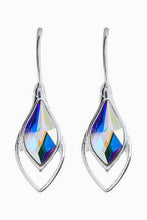 Load image into Gallery viewer, Silver Tone Tear Drop Earrings With Swarovski® Crystals - Allsport
