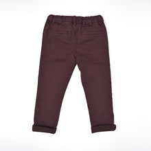 Load image into Gallery viewer, Plum Stretch Chinos (3mths-7yrs)
