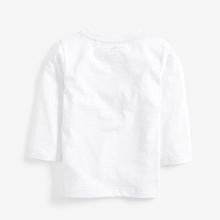 Load image into Gallery viewer, Plain White Long Sleeve T-Shirt (3-5yrs) - Allsport
