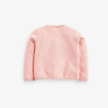 Load image into Gallery viewer, Pink Character Cardigan (0mths-2yrs) - Allsport
