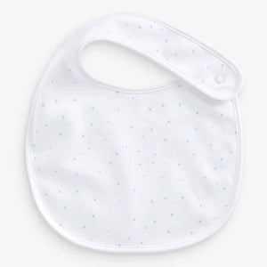 Blue 4 Pack Cotton Elephant Bibs - Allsport