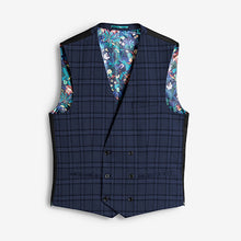 Load image into Gallery viewer, Blue Check Waistcoat
