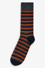Load image into Gallery viewer, Charcoal Marl Stripe Socks Five Pack - Allsport
