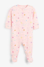 Load image into Gallery viewer, Teal/Pink 3 Pack Unicorn Star Sleepsuits  (up to 18 months) - Allsport
