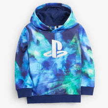 Load image into Gallery viewer, Blue PlayStation™ Galactic Hoody (3-11yrs) - Allsport
