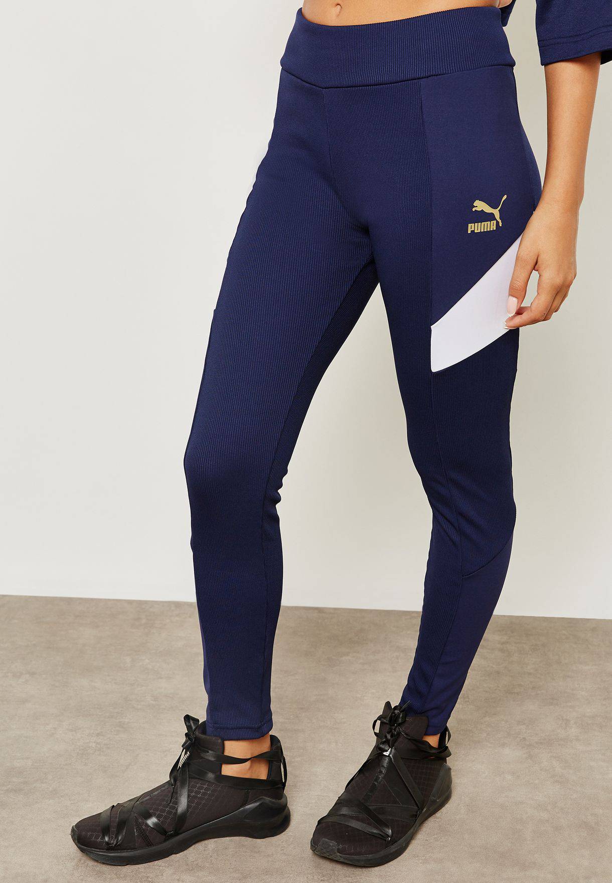 Puma retro rib leggings sale