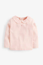 Load image into Gallery viewer, Pale Pink Long Sleeve Collar Top (6MTHS-5YRS) - Allsport
