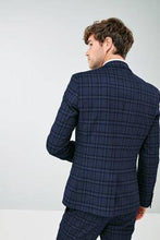 Load image into Gallery viewer, BLUE CHECK SUIT JACKET - Allsport
