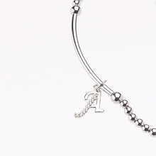 Load image into Gallery viewer, Sterling SilverBeaded Initial Bracelet - Allsport

