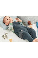 Load image into Gallery viewer, TEAL RHINO DUNGAREE  (0-18MTHS) - Allsport
