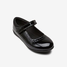 Load image into Gallery viewer, Black Patent School Leather Mary Jane Brogues (Older Boys)
