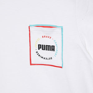 Alpha Pocket Tee B PuWHT - Allsport