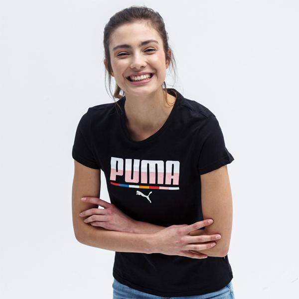 Puma Multicoloured Tee Pu.BLK - Allsport
