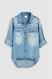 DENIM SHIRT LIGHT WASH (4YRS) - Allsport