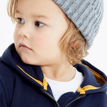 Load image into Gallery viewer, Navy Blue Essential Zip Through Hoodie (3mths-6yrs) - Allsport
