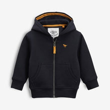 Load image into Gallery viewer, Navy Blue Essential Zip Through Hoodie (3mths-6yrs) - Allsport
