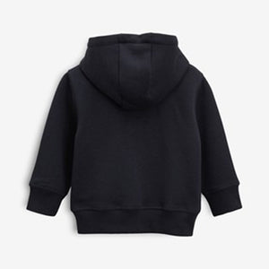 Navy Blue Essential Zip Through Hoodie (3mths-6yrs) - Allsport