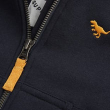 Load image into Gallery viewer, Navy Blue Essential Zip Through Hoodie (3mths-6yrs) - Allsport
