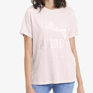 Classics Logo Tee Rosewater-mettalic - Allsport