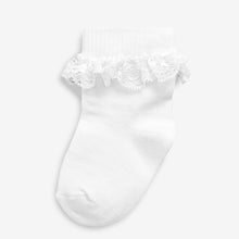 Load image into Gallery viewer, 3PK WHITE LACE SOCKS - Allsport
