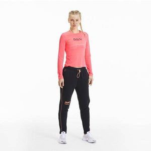 Evide Longsleeve Mesh Top Ignite Pink - Allsport