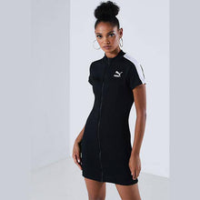 Load image into Gallery viewer, Classics Ribbed Tig SS Dress Pu.BlK - Allsport
