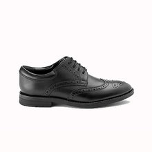Load image into Gallery viewer, Black School Leather Brogues (Older Boys)
