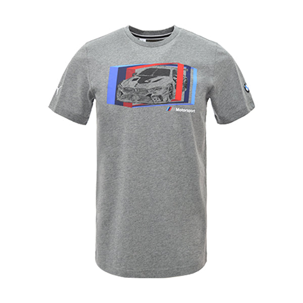 BMW MMS Car Grap.Tee M.GrY. - Allsport